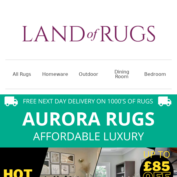 Land of Rugs UK, Luxury at Affordable Prices ⭐ Aurora Rugs 🔥