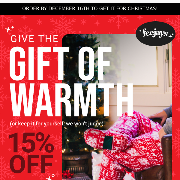 Give the gift of warmth this holiday season!