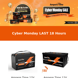 【LAST 18 HOURS】🔥Cyber Monday Best Offer! Up to 40% Off | Biggest Saving in⚡Ampere Time History