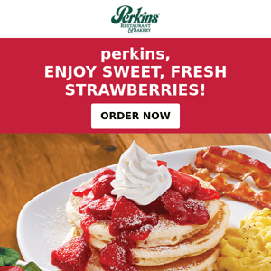 Perkins, Don't Miss Out!