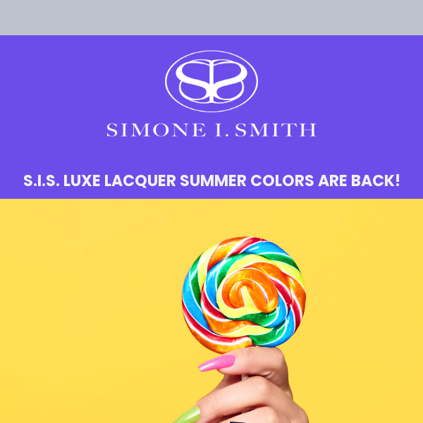 S.I.S. Luxe Lacquer Back in Stock!