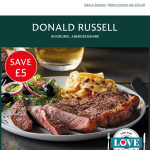 Save £5 on 8oz Sirloin Steaks 🥩🥩