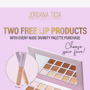 ⚡ Get 2 FREE lip products when you buy the palette⚡💖
