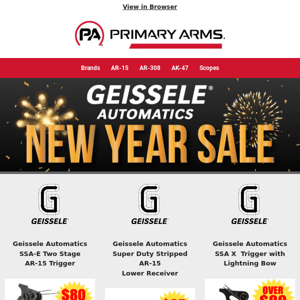 Celebrate with ALL Geissele Products on Sale! 🎉​