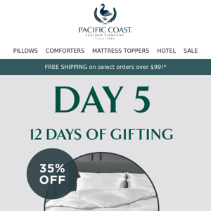 Shop New Products For Our 35% Off 12 Day of Gifting inside!