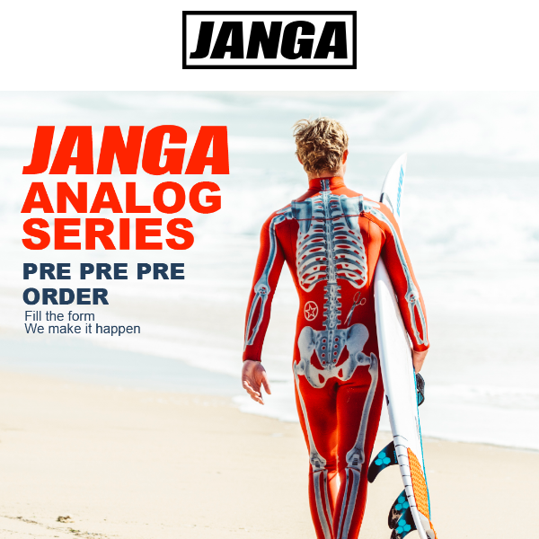 PRE ORDER | JANGA ANALOG WETSUIT