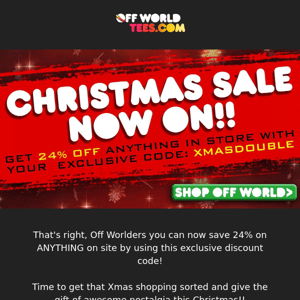 Massive Savings in our XMAS SALE - Now On!!!!