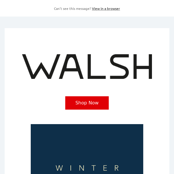 Walsh sale low stock