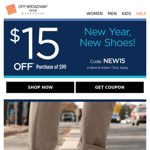 The shoe company on sale promo