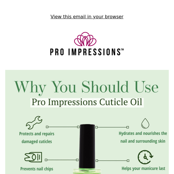 The Many Benefits of our cuticle oil 💅