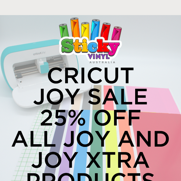 SAVE NOW - 25% OFF JOY AND XTRA PRODUCTS