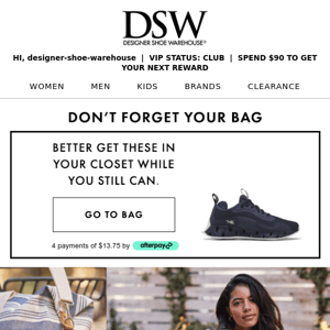 Psst, Designer Shoe Warehouse: Free 🎁.