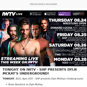 TONIGHT on IWTV - SHP!