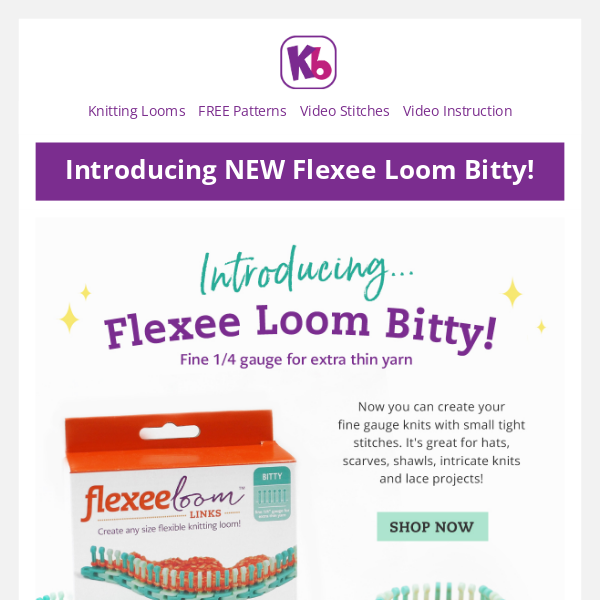 Flexee Loom Charts (all sizes) - KB Looms Blog