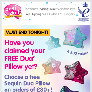 *ENDS TONIGHT* Free Sequin Dua Pillow ✨