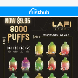 $9.95 LAFi Jewel + $14.99 NEW Uwell Kit + $8.99 MRKT PLCE