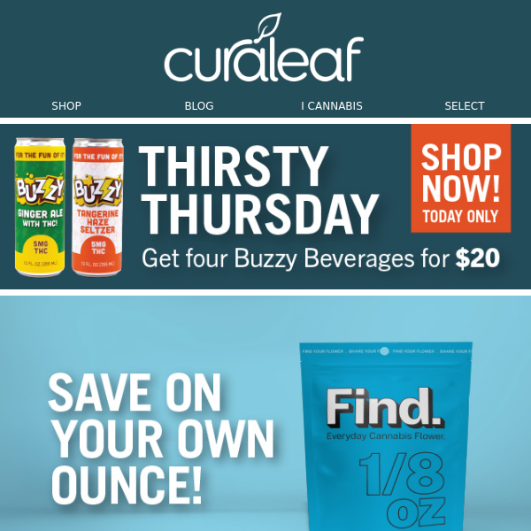 Thursday deals to quench your thirst 💦