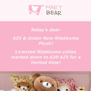 💛Have you collected these yet??! $25 & Under Rilakkuma!!!💛