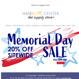 Memorial Day Sale Ends Soon ☆ YOU DON'T WANT TO MISS IT