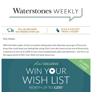 Your Waterstones Weekly