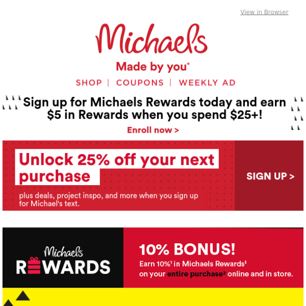Michaels's Lowest Price of the Season Sale Will Make All Your DIY