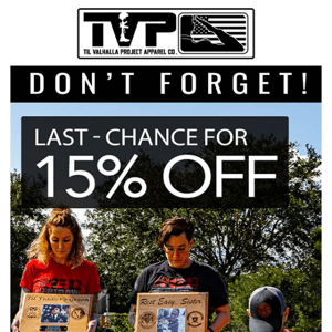 Last Chance For Your Discount