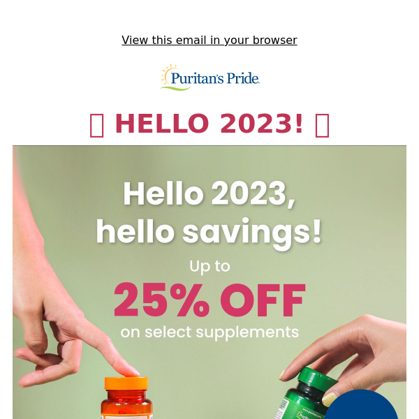 Welcome 2023 with savings! 🎇