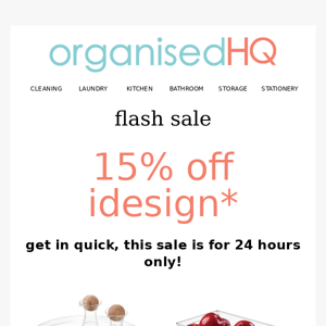 💫 FLASH Sale on iDesign for today only! 💫