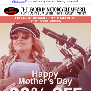 Mother's Day Weekend Sale!