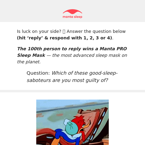 Win a FREE Manta PRO 💰