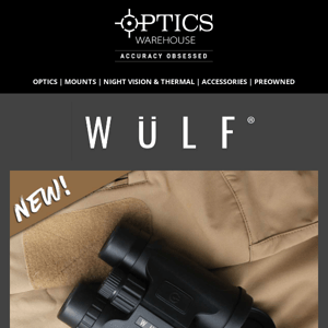 Brand New WULF Avenger 8x42 LRF Binos! | Shop Now 🛒