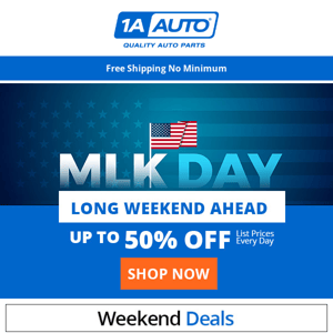 🔴 [Most Popular Parts] MLK Day Sale Start Now