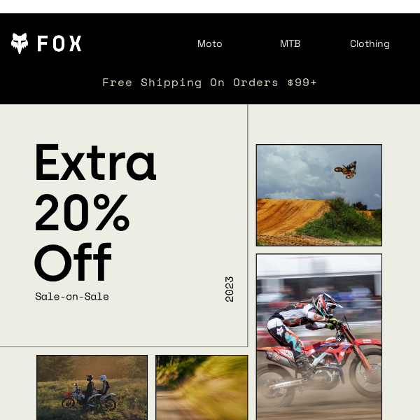 Save an EXTRA 20% End of Year Sale