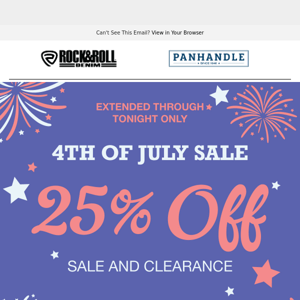 😱 Our 4th Of July Sale is EXTENDED!