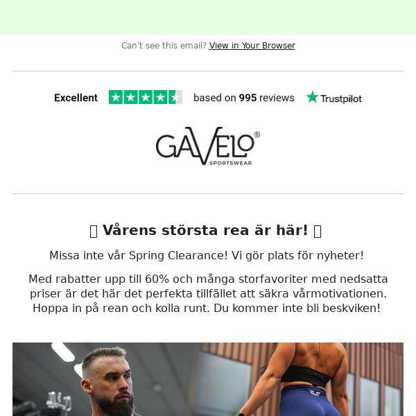 ÅRETS SPRING CLEARANCE är igång! Upp till 60% rabatt! Vi gör plats för nyheter! 🌸