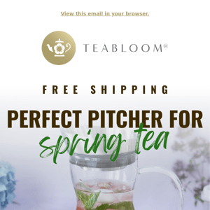 Grab the Perfect Pitcher for Spring Tea! 🌸
