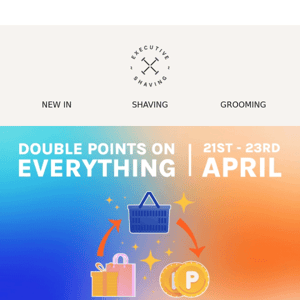 💰 Get Double Points All Weekend! 💰