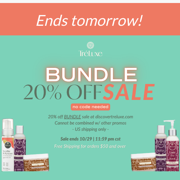 Bundle Sale! 20% Off!