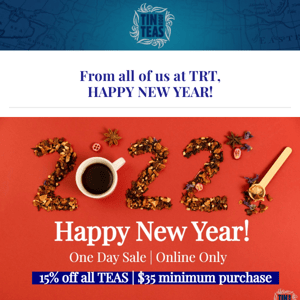 TRT: Don't Miss Our New Year Sale! 🎉