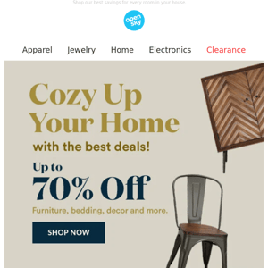 The Cozy Up Your Home Event Is On!