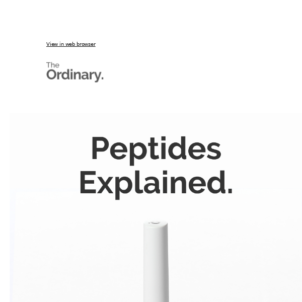 Powered by peptides, loved by you.