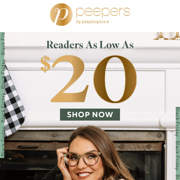 $20 Readers 👓 + FREE Shipping over $25!