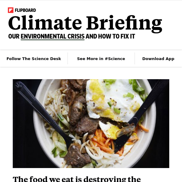 Your weekly climate briefing