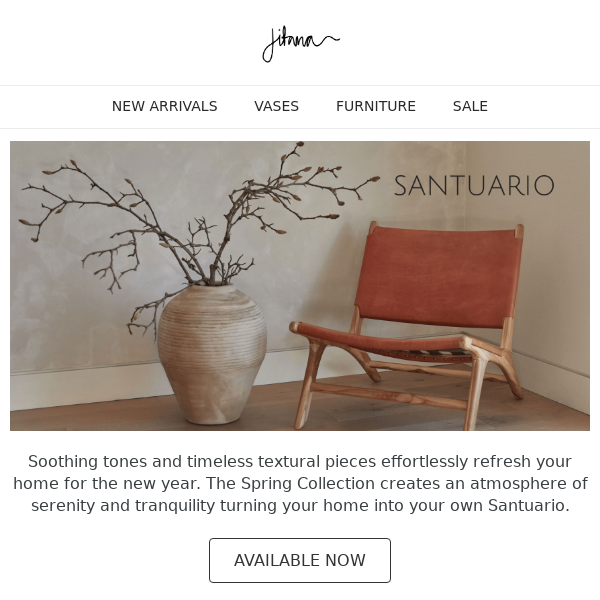 Introducing Jitana's Santuario Collection