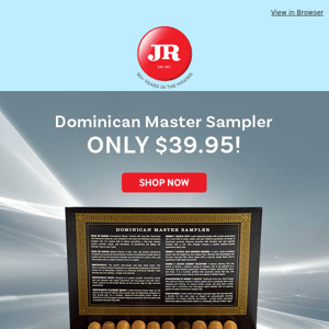 🍺 Happy Hour Herf: Dominican Master sampler only $39.95