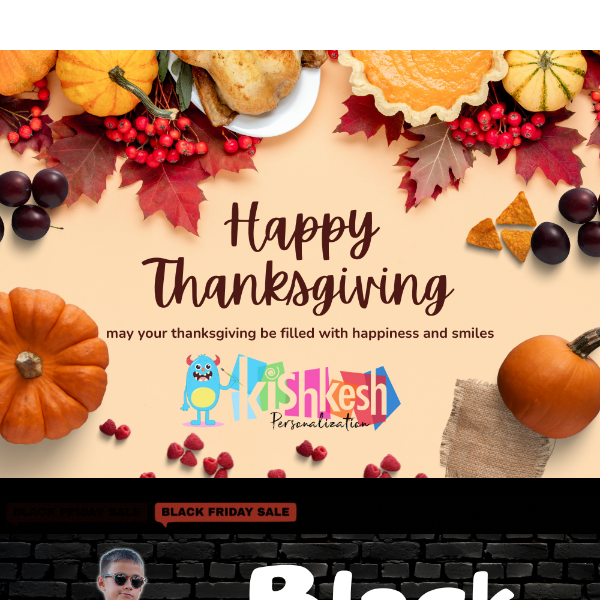 Kishkesh wishes you a Happy Thanksgiving!