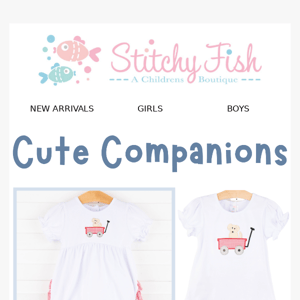 Cute Companions For Your Little One!