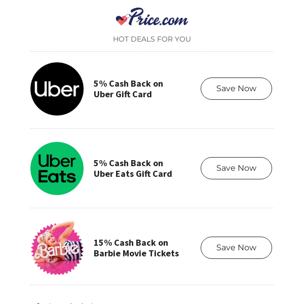 Limited Time: Save on Uber, Uber Eats, and Barbie Movie Tickets!