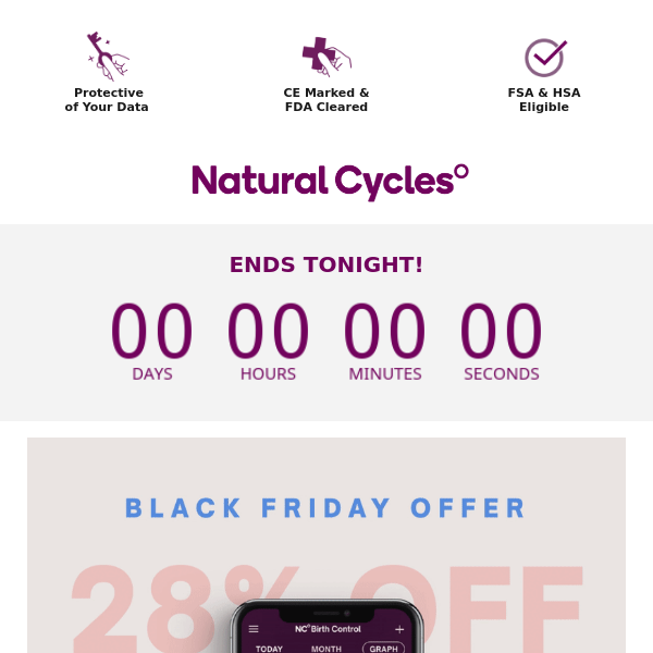 HUGE DEAL ends tonight ⏳ 28% OFF Scientifically Proven Ovulation Predictor
