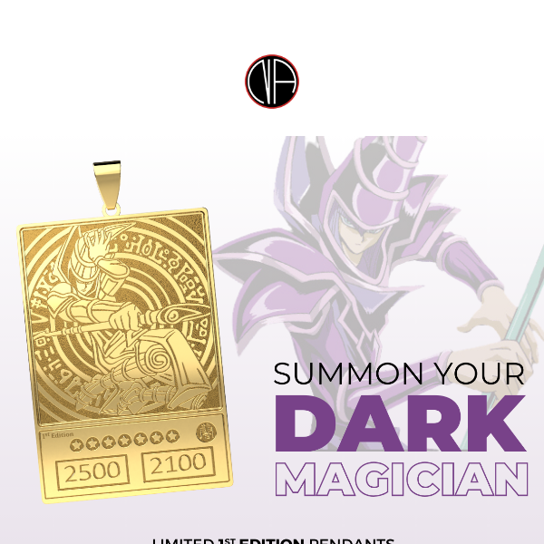 PRE-ORDER: YU-GI-OH! Dark Magician Pendant Now Available